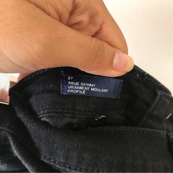 GAP true skinny black stretchy jeans - Picture 4 of 5
